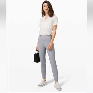 Lululemon Here to There High-Rise 7/8 Pant Crosshatch Texture Gray Size 6